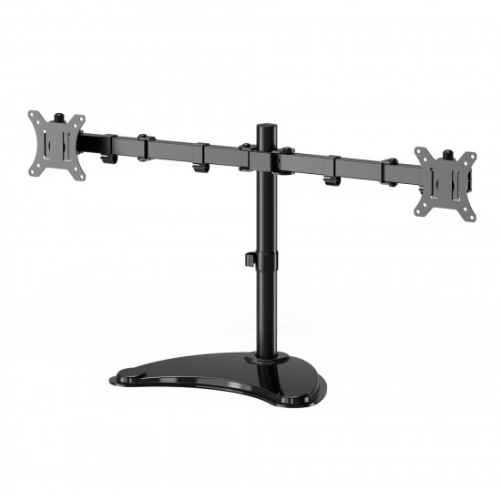 GEMBIRD DUAL MONITOR DESK STAND (RTS) 13'-32' MAX VESA 100x100 GEMBIRD DUAL MONITOR DESK STAND (RTS) 13'-32' MAX VESA 100x100