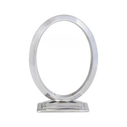 Οβάλ Κορνίζα Μνημείου 13x18  Αλουμίνιου με βάση Χρωμιο 31-60300