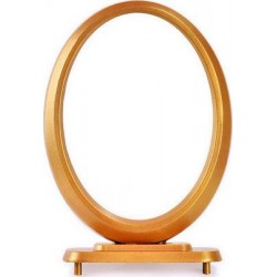 Οβάλ Κορνίζα Μνημείου με Βάση Μπρονζέ 13 x 18 cm