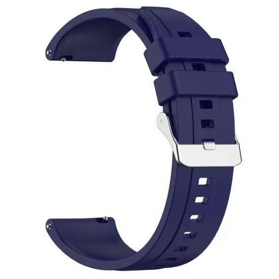 OEM Λουράκι Σιλικόνης για smartwatch 20mm Navy Blue