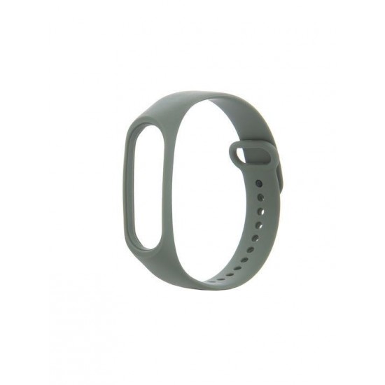 OEM Λουράκι Σιλικόνης με Pin Χακί (Mi Band 3/Mi Smart Band 4)