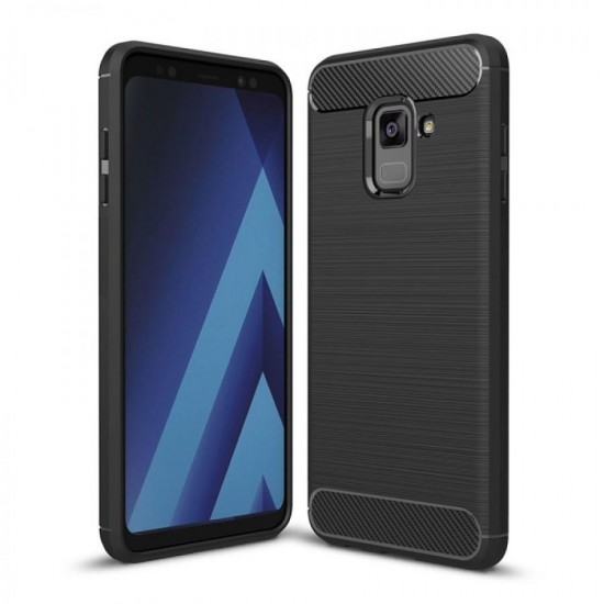 OEM TPU Carbon Black (Samsung A8 Plus 2018)