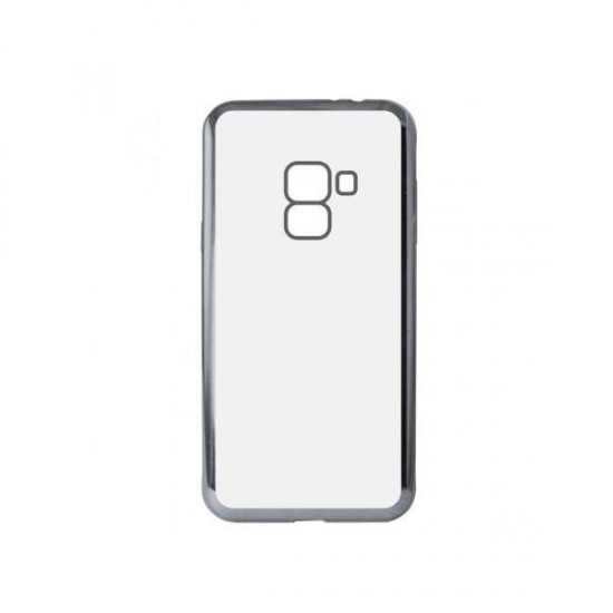 OEM TPU Case Trans Metallic Gray (Samsung A8 Plus)