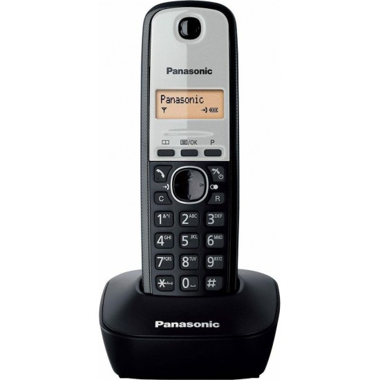Panasonic KX-TG1611 Ασύρματο Τηλέφωνο Ασημί