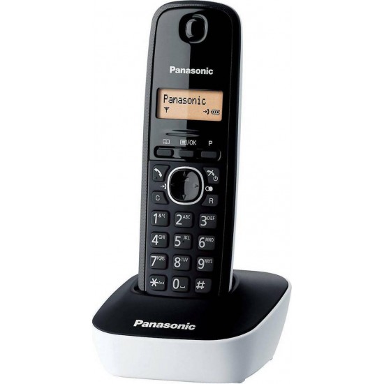 Panasonic KX-TG1611 Ασύρματο Τηλέφωνο Μαύρο/Λευκό Panasonic KX-TG1611 Ασύρματο Τηλέφωνο Μαύρο/Λευκό