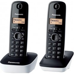 Panasonic KX-TG1612 Διπλό Ασύρματο BLACK/WHITE Panasonic KX-TG1612 Διπλό Ασύρματο BLACK/WHITE
