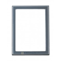 Παραλληλόγραμμη Κορνίζα Μνημείου από Αλουμίνιο 13x18 σε Απόχρωση Χρωμίου