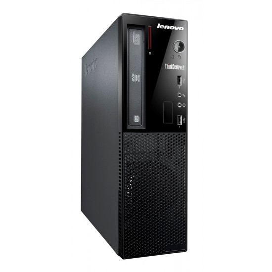 LENOVO PC ThinkCentre E73 SFF, Refurbished Grade A Repainted, i5-4460S, 8/128GB SSD, DVD, FreeDOS