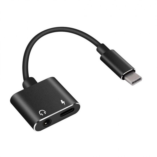 Powertech Converter USB Type C 3.0V to 3.5mm and USB Type C 3.0V Female Powertech Converter USB Type C 3.0V to 3.5mm and USB Type C 3.0V Female