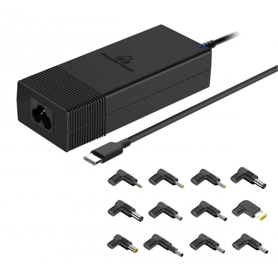 POWERTECH φορτιστής laptop PT-1256 με 12 βύσματα,USB-C PD 90W μαύρος
POWERTECH φορτιστής laptop PT-1256 με 12 βύσματα,USB-C PD 90W μαύρος