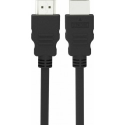 Powertech HDMI 1.4 Cable HDMI male - HDMI male 3m Μαύρο