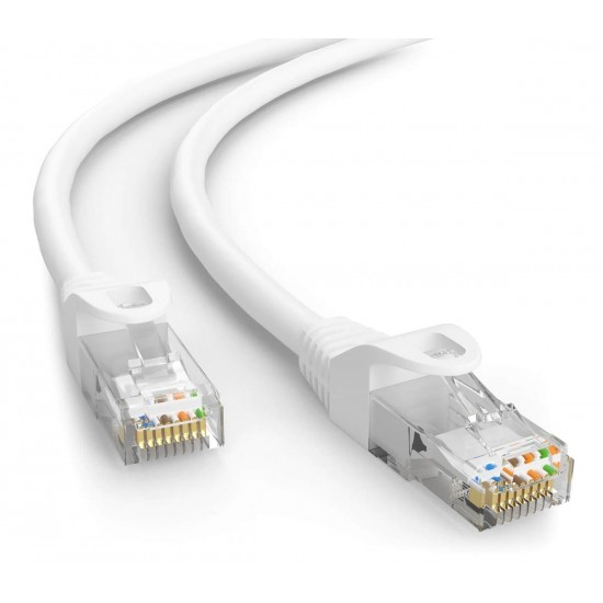 POWERTECH καλώδιο δικτύου CAB-N380, Cat 6 U/UTP, CCA, 250Hz, 2m, λευκό
