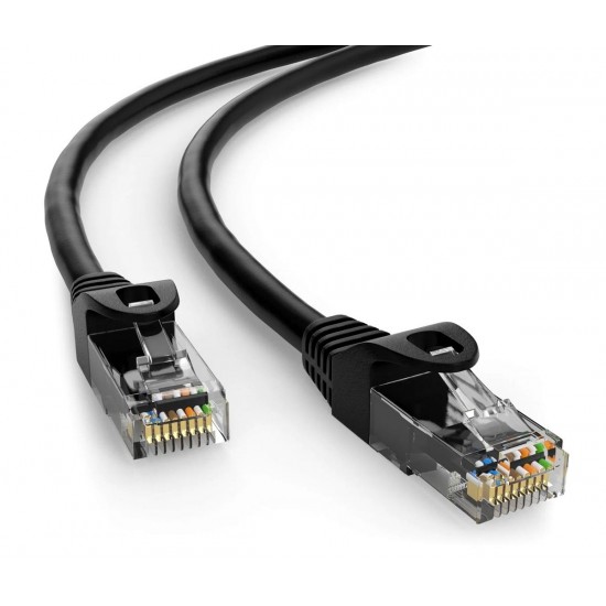 POWERTECH καλώδιο δικτύου CAB-N408, Cat 6 U/UTP, CCA, 250Hz, 10m, μαύρο
