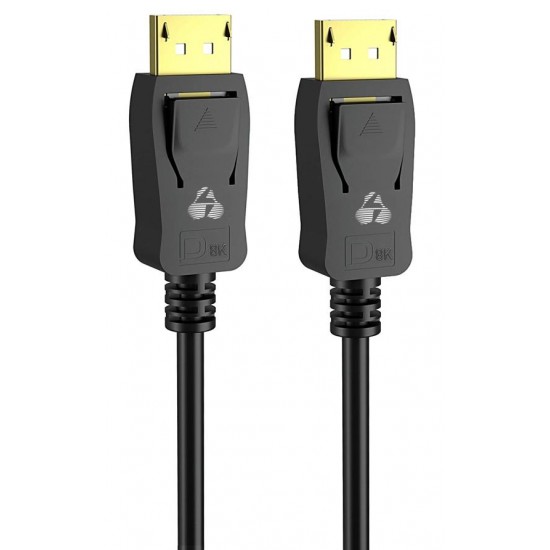 POWERTECH καλώδιο DisplayPort 1.4V CAB-DP052, copper, 8K/60Hz, 5m, μαύρο
