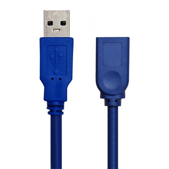 POWERTECH καλώδιο προέκτασης USB CAB-U153, 5Gbps, 3m, μπλε