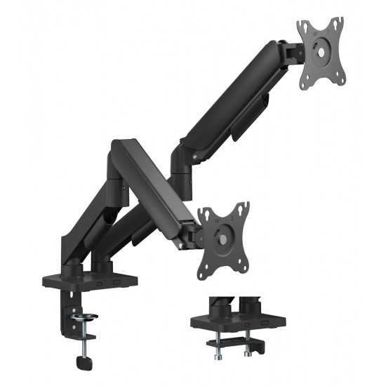 POWERTECH βάση γραφείου για 2x οθόνες PT-1425, 17-32 POWERTECH βάση γραφείου για 2x οθόνες PT-1425, 17-32