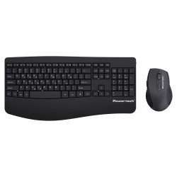 POWERTECH set ποντίκι & πληκτρολόγιο PT-1490, 2.4GHz & Bluetooth, μαύρο POWERTECH set ποντίκι & πληκτρολόγιο PT-1490, 2.4GHz & Bluetooth, μαύρο