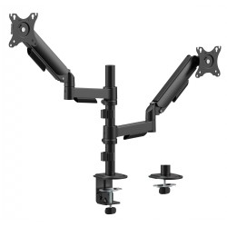 POWERTECH βάση γραφείου για 2x οθόνες PT-1628, 17-32