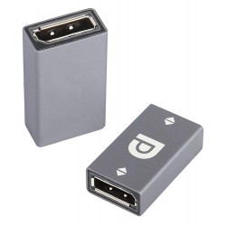 POWERTECH αντάπτορας DisplayPort PT-1643, 8K/60Hz, 32.4 Gbps, γκρι