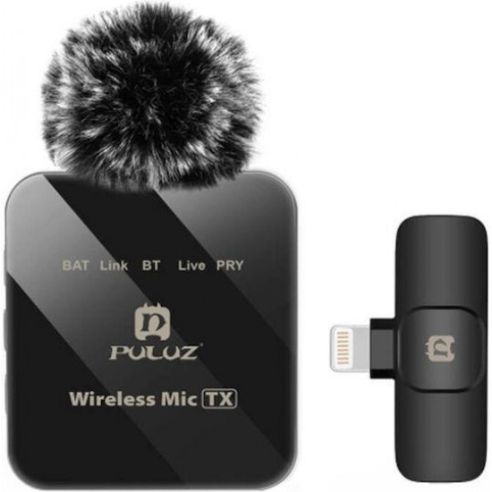 PULUZ PU647B Wireless Lavalier Microphone lightning PULUZ PU647B Wireless Lavalier Microphone lightning