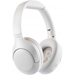 QCY H3 Lite ANC Ασύρματα / Ενσύρματα Over Ear Ακουστικά με 60 ώρες Λειτουργίας Λευκά
