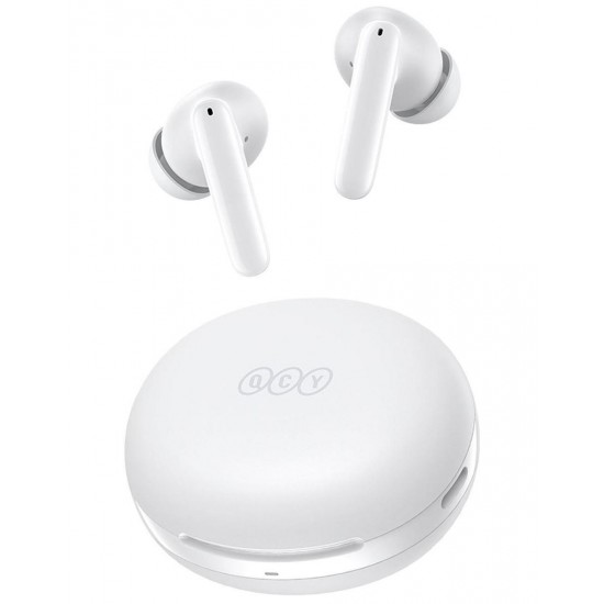 QCY T13 ANC2 In-ear Bluetooth Handsfree Ακουστικά Λευκά