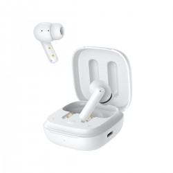 QCY T13 ANC In-ear Bluetooth Handsfree Ακουστικά με Αντοχή στον Ιδρώτα και Θήκη Φόρτισης Λευκά