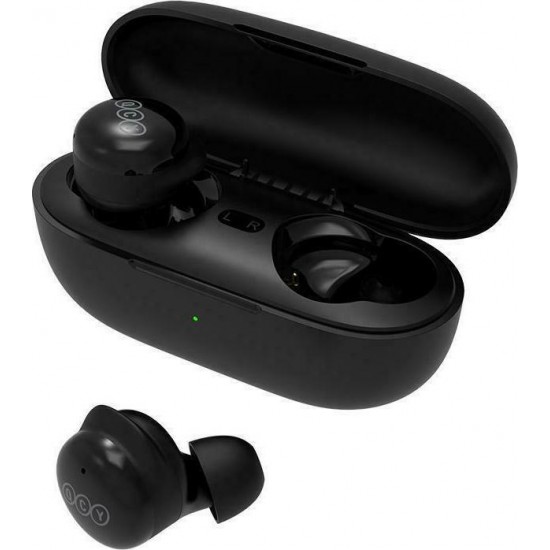 QCY T17 In-ear Bluetooth Handsfree Ακουστικά  Μαύρα