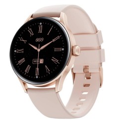 QCY Watch Elite S11 1,19'' AMODEL Fashion BT Call IPX8 Waterproof Pink Gold