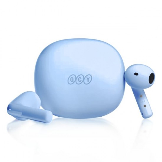 QCY AilyBuds E10 Blue Hires Audio LDAC Semi-Ear TWS 4mics ENC 13mm dynamic driver IPX4 35h QCY AilyBuds E10 Blue Hires Audio LDAC Semi-Ear TWS 4mics ENC 13mm dynamic driver IPX4 35h
