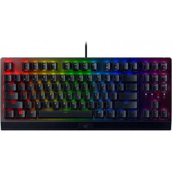 Razer BlackWidow V3 TKL Gaming Μηχανικό Πληκτρολόγιο Tenkeyless με Razer Green διακόπτες και RGB φωτισμό (Ελληνικό)