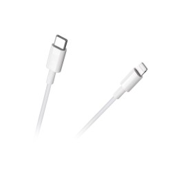 Καλώδιο USB C - Lightning 1m Rebel λευκό Καλώδιο USB C - Lightning 1m Rebel λευκό
