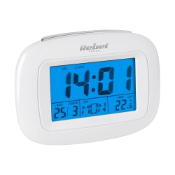 Rebel Ψηφιακό Ρολόι - Ξυπνητήρι - Θερμόμετρο - Ημερολόγιο