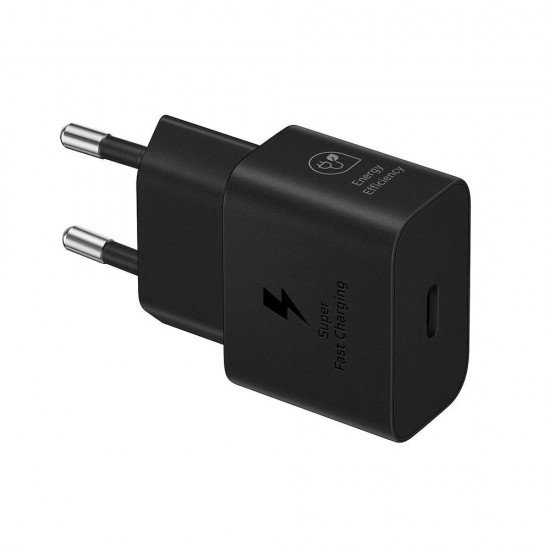 Samsung Φορτιστής GaN 25W Power Delivery Μαύρος