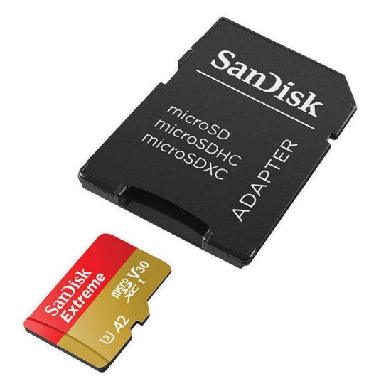 SanDisk EXTREME microSDXC 512 GB 190/130 MB/s UHS-I U3 Memory Card SanDisk EXTREME microSDXC 512 GB 190/130 MB/s UHS-I U3 Memory Card