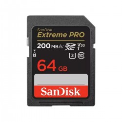Sandisk Extreme Pro SecureDigital SDXC 64GB Class 10 U3 V30 UHS-I Sandisk Extreme Pro SecureDigital SDXC 64GB Class 10 U3 V30 UHS-I