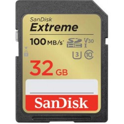 Sandisk Extreme SDHC 32GB Class 10 U3 V30 UHS-I 100MB/s
Sandisk Extreme SDHC 32GB Class 10 U3 V30 UHS-I 100MB/s