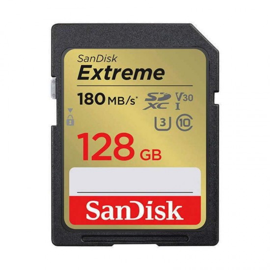 Sandisk Extreme SDXC 128GB Class 10 U3 V30 UHS-I