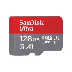 Sandisk Ultra microSDXC 128GB Class 10 U1 A1 UHS-I με αντάπτορα 140MB/s Sandisk Ultra microSDXC 128GB Class 10 U1 A1 UHS-I με αντάπτορα 140MB/s