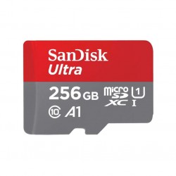 Sandisk Ultra microSDXC 256GB Class 10 U1 A1 UHS-I με αντάπτορα 150MB/s