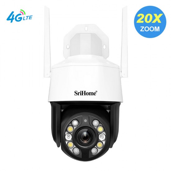 SRIHOME 4G LTE PZT IP CAMERA 5MP QHD 20x ZOOM SRIHOME 4G LTE PZT IP CAMERA 5MP QHD 20x ZOOM