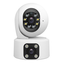 SRIHOME 4MP HD DUAL LENS PANORAMIC PTZ MONITORING