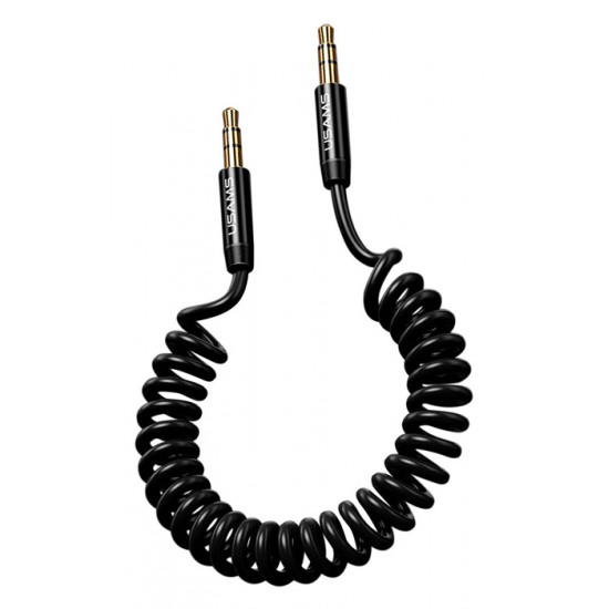 USAMS καλώδιο Jack 3.5mm SJ256, Hi-Fi stereo, 1.2m, μαύρο USAMS καλώδιο Jack 3.5mm SJ256, Hi-Fi stereo, 1.2m, μαύρο