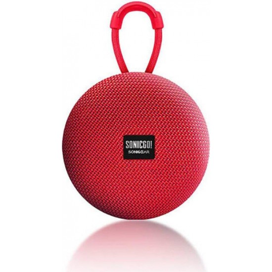Sonic Gear Sonicgo 2 Ηχείο Bluetooth 5W με Ραδιόφωνο Κόκκινο