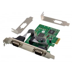 POWERTECH κάρτα επέκτασης PCIe σε 2x serial ST349, 921.6Kbps, SB16C1052PCI POWERTECH κάρτα επέκτασης PCIe σε 2x serial ST349, 921.6Kbps, SB16C1052PCI