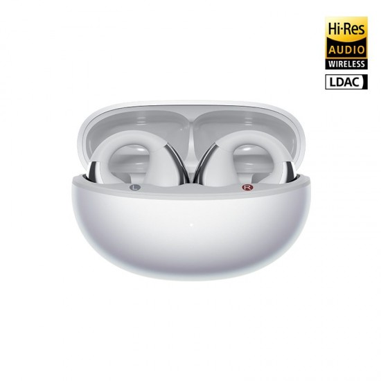 QCY Crossky C30S White (QT33S) Open Ear BT6.0 LDAC/AAC/SBC Earbuds 40h Call noise AI cancelation Dua QCY Crossky C30S White (QT33S) Open Ear BT6.0 LDAC/AAC/SBC Earbuds 40h Call noise AI cancelation Dua