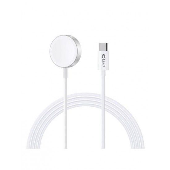 Tech-Protect Ultraboost Magnetic Type-C Φορτιστής για Apple Watch Λευκός