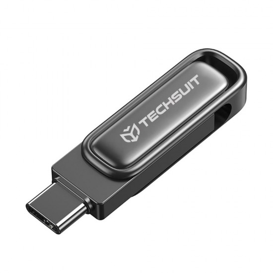 Techsuit THSM34 Memory Stick 128GB Dual-Interface USB 3.2 USB-A/USB-C Tarnish