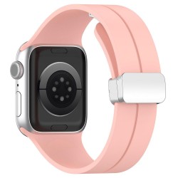 Techsuit Watchband (W011) Apple Watch 38/40/41/42mm Λουράκι Σιλικόνης Pink