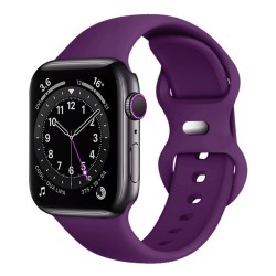 Techsuit Watchband (W031) Apple Watch 38/40/41/42mm Λουράκι Σιλικόνης Dark Purple